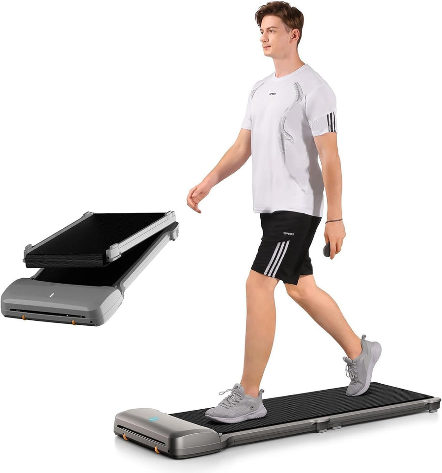 Ultra Slim Under Desk Walking Treadmill Foldable Quiet 6km/h Remote App