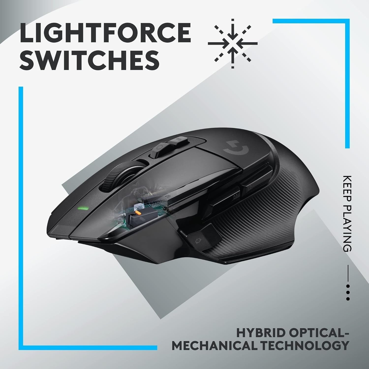 Wireless Gaming Mouse 25K DPI Ultra Fast Lightspeed Ergonomic Pro PC
