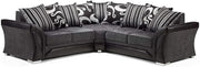 Modern 5 Seater Corner Sofa Set – L Shape 2C2 Sectional with Curved Arms