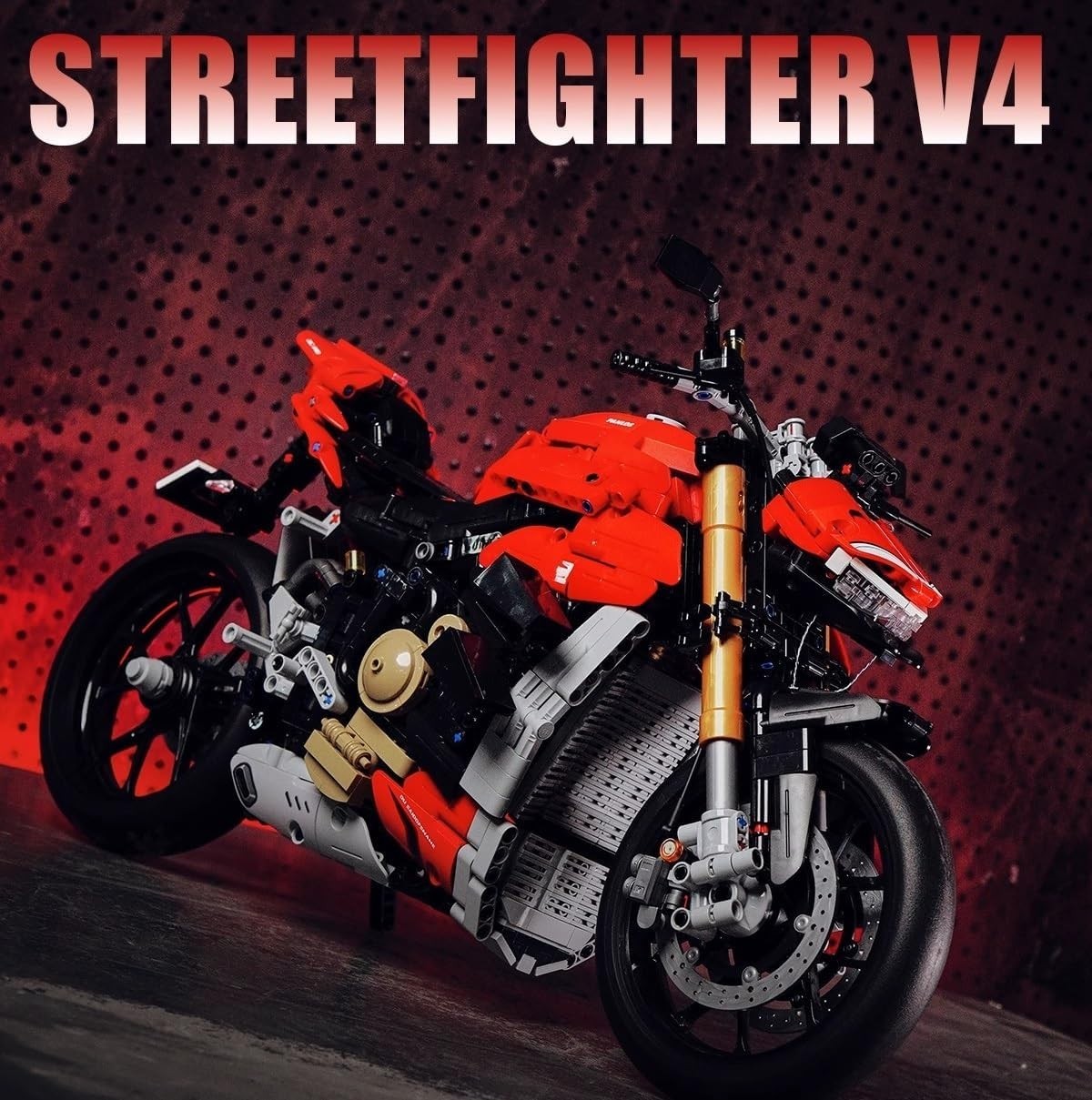2221 PCS Technic Motorcycle Building Kit - Realistic Superbike Model Toy