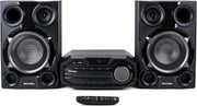 100W Mini Hi-Fi System | Bluetooth, CD, FM Radio, USB MP3, AUX, Remote Control
