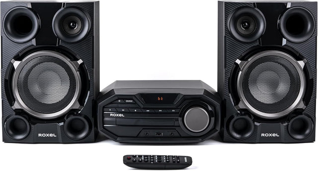 100W Mini Hi-Fi System | Bluetooth, CD, FM Radio, USB MP3, AUX, Remote Control