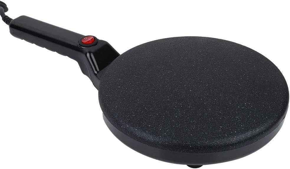 20cm Electric Crepe & Pancake Maker 800W Non-Stick Adjustable Heat