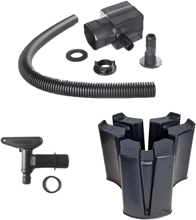 100L Slimline Water Butt Kit With Stand & Diverter | Space Saving Rain Saver