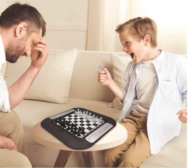 Electronic Chess Set with Touch Keyboard | 64 Levels | Light & Sound Effects