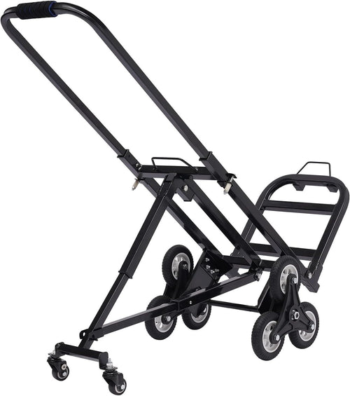 330lb Stair Climbing Hand Truck Folding 8 Wheel Heavy Duty Moving Cart
