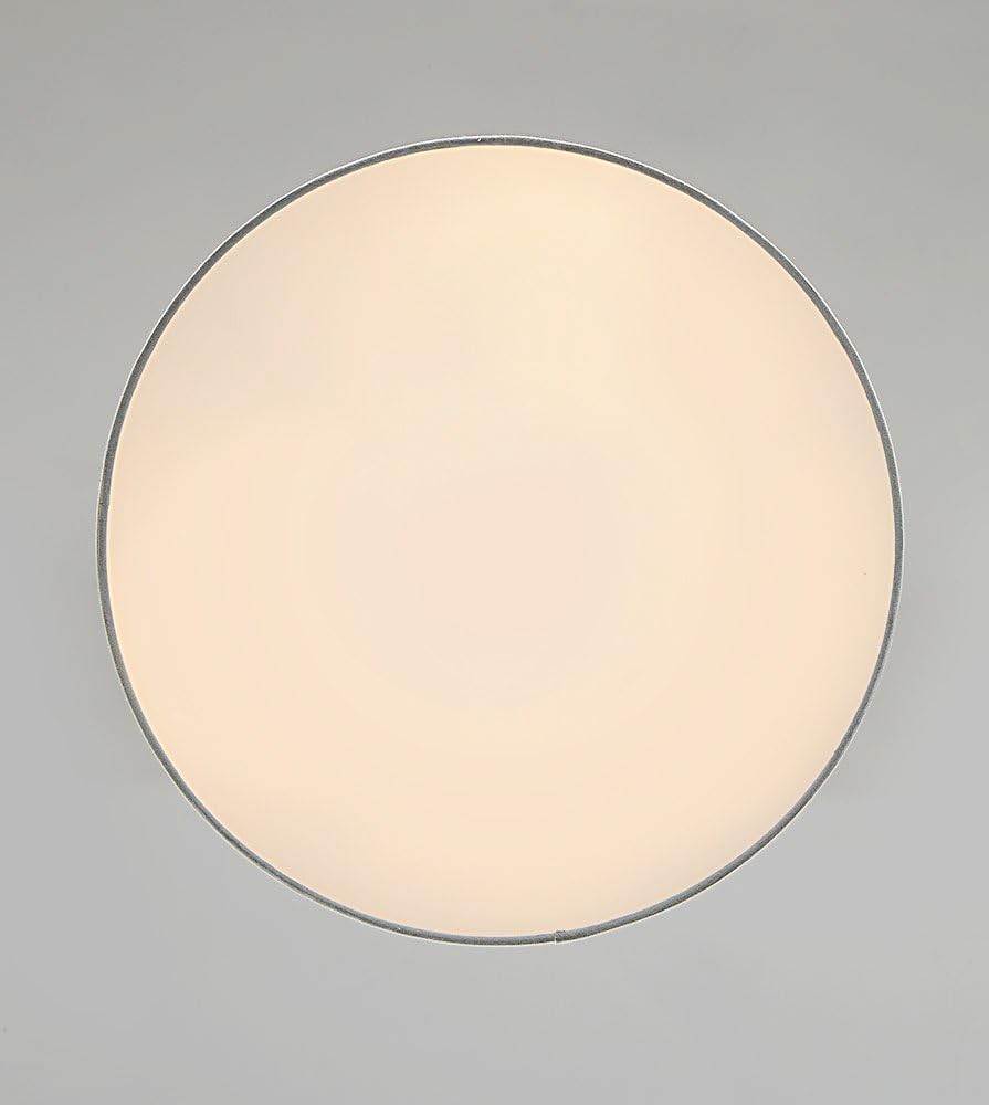 Modern White 3 Light Fabric Drum Ceiling Pendant Light 45.5cm