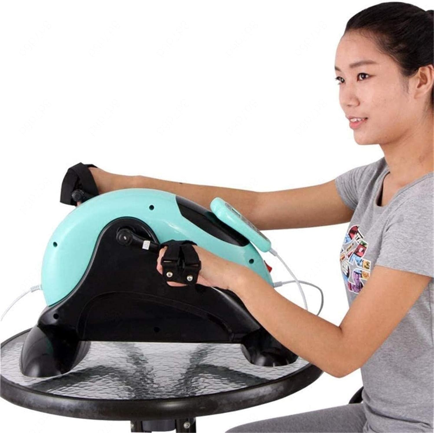 Electric Motorized Pedal Exerciser Rehab Arm Leg Trainer Quiet