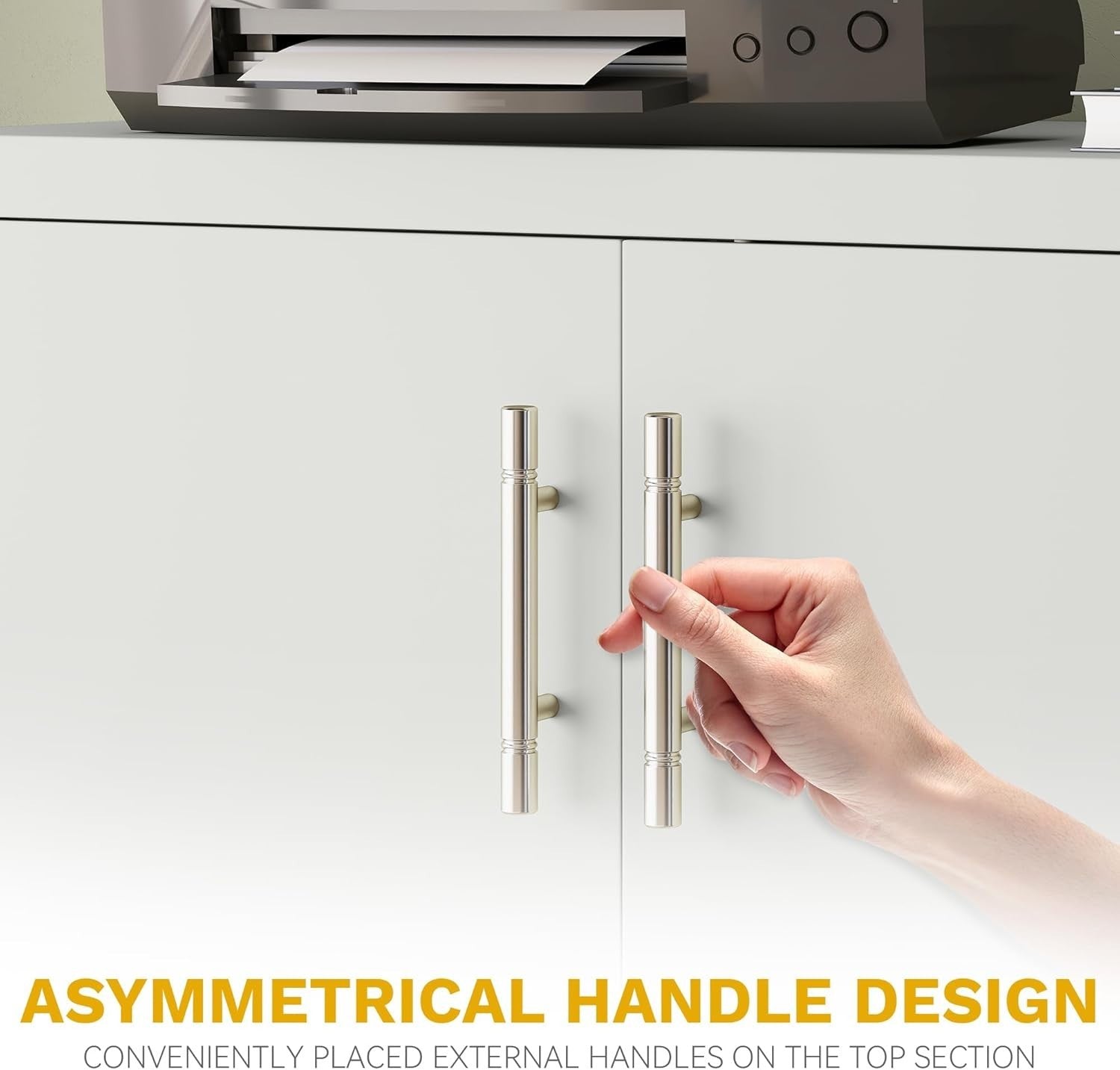 Lockable Metal Office Storage Cabinet with 2 Adjustable Shelves, 80x40x90cm