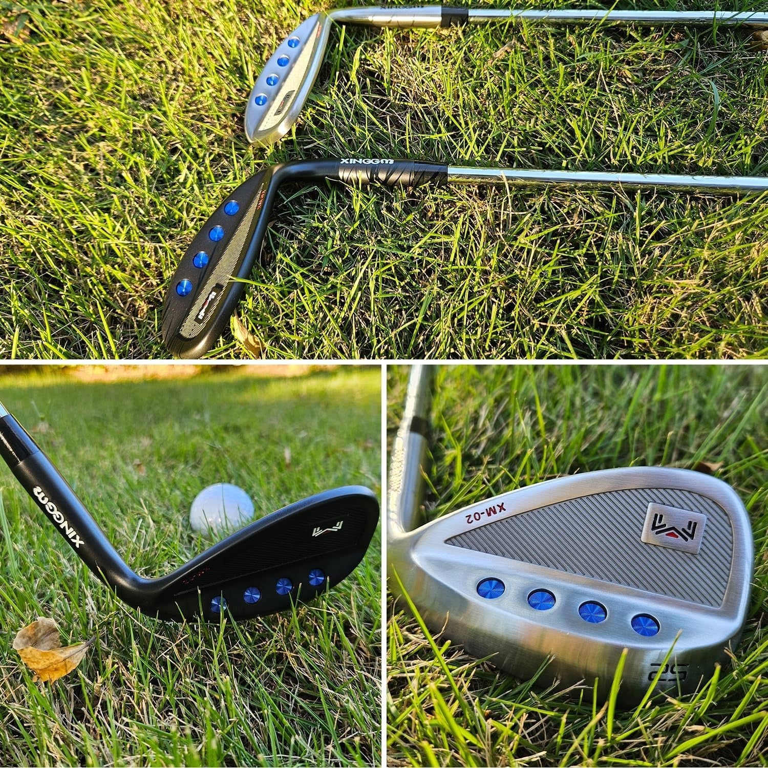 Right Hand Forged Golf Wedge Set 52° 56° 60° Stiff Steel High Spin