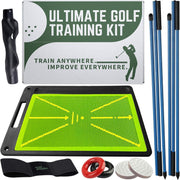 6 in 1 Golf Swing Trainer Divot Board Grip Trainer Alignment Set
