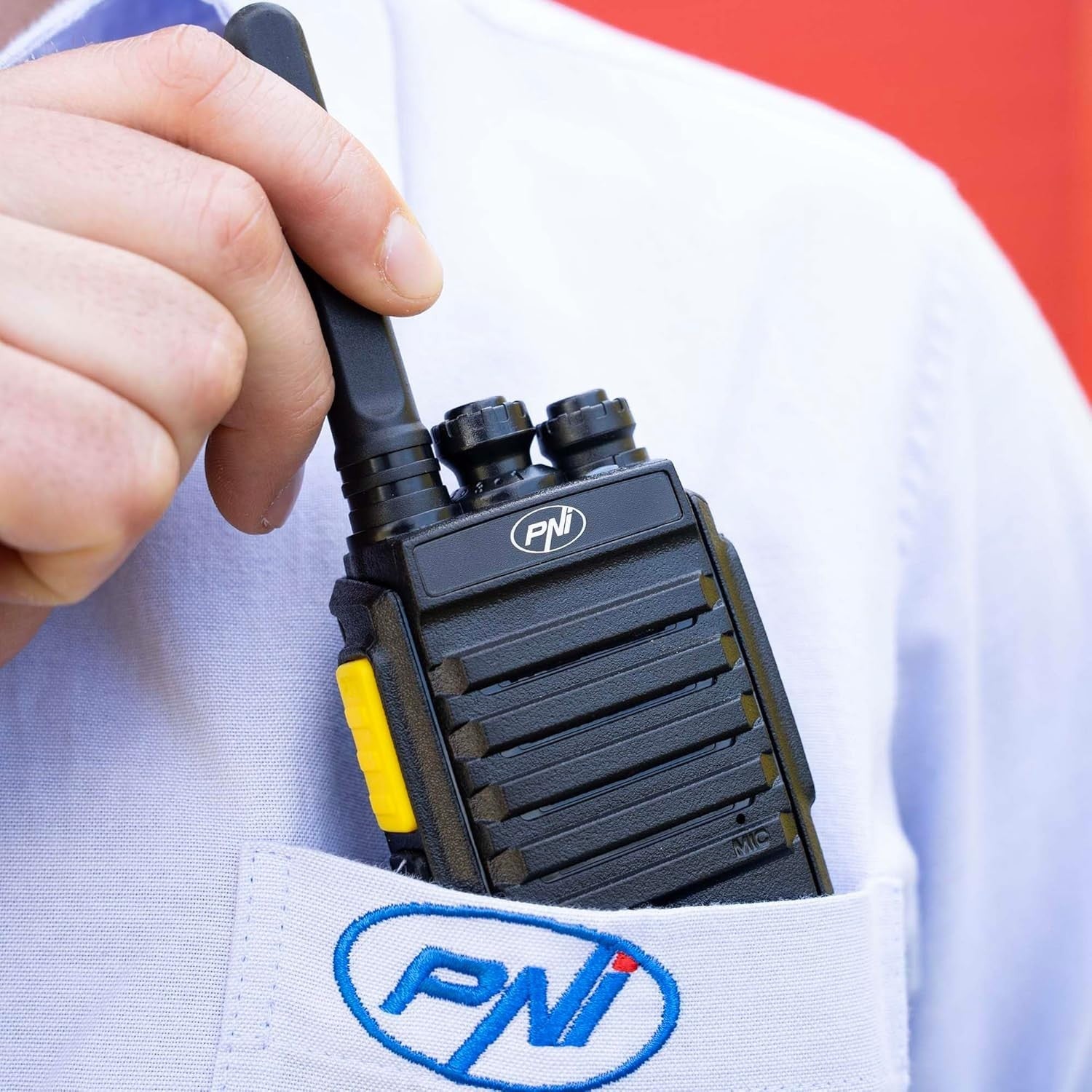 PMR446 Walkie Talkie VOX Programmable 16CH USB-C Radio w/ Headset