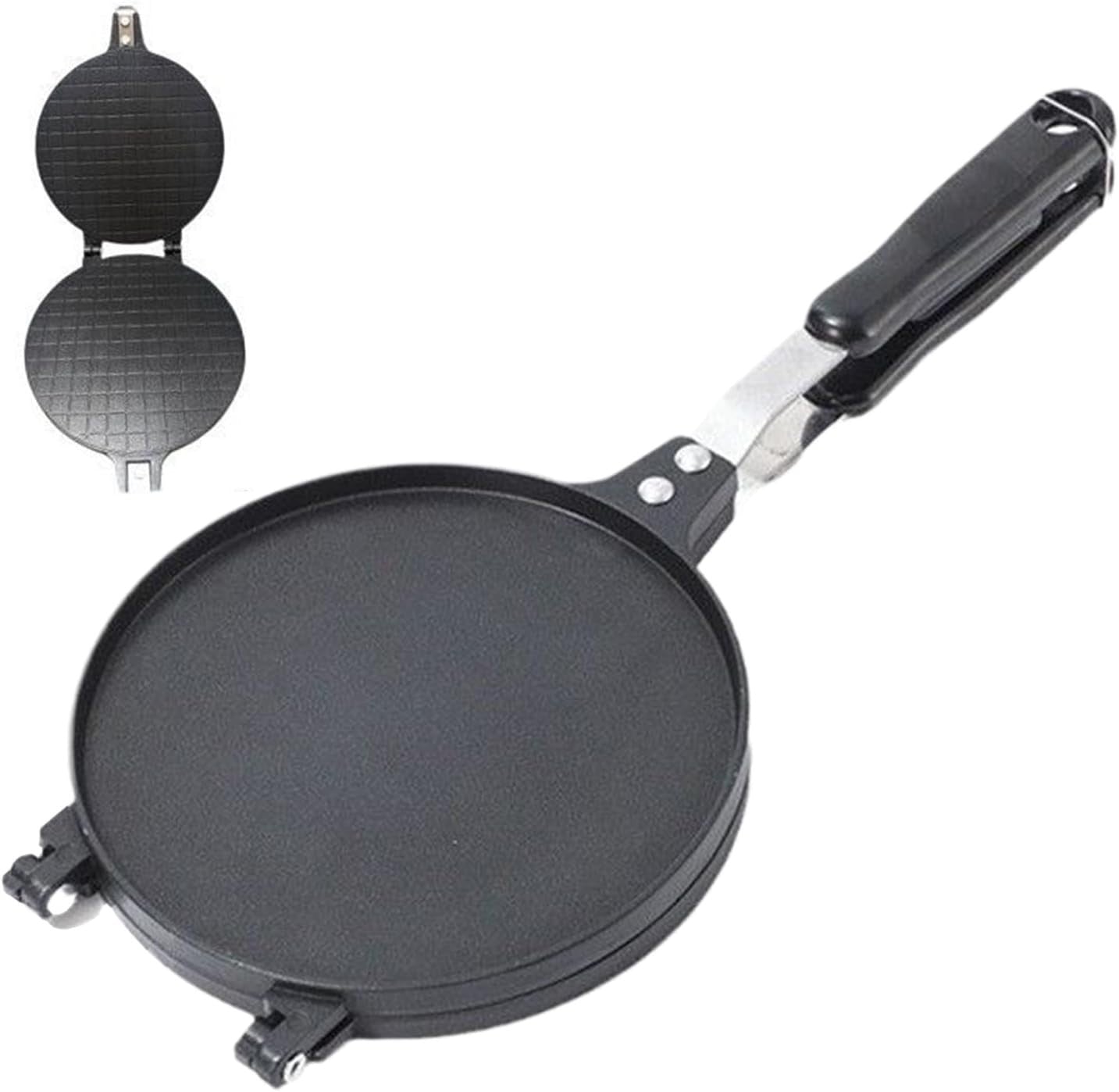 Thin Waffle & Crepe Maker | Non-Stick Egg Roll Pan for Desserts & Snacks