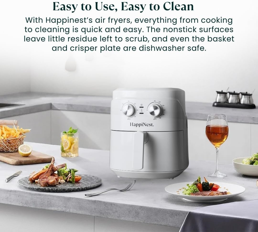 5.5L Compact Low-Wattage Air Fryer | Rapid Crisp Cooking |Multi Cooker Non-Toxic