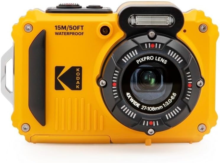 Rugged Waterproof Digital Camera 16MP 4X Zoom Full HD 2.7" LCD