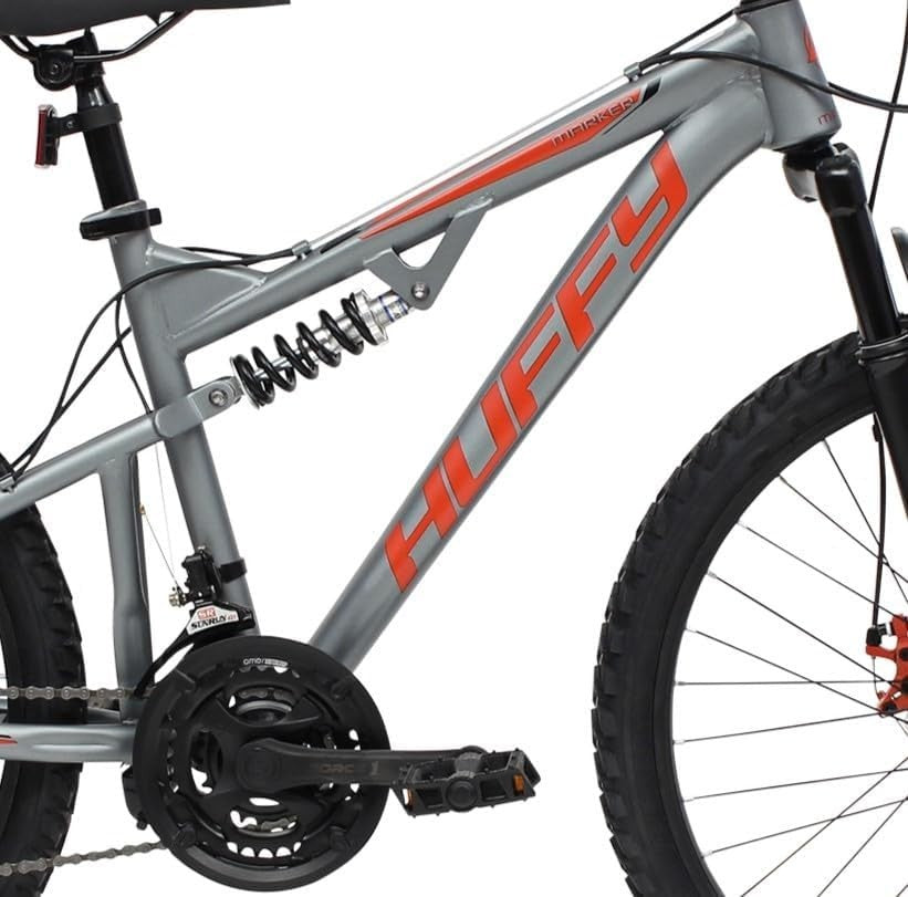 Full Suspension Youth Mountain Bike 21-Speed Disc Brakes 24" Wheels