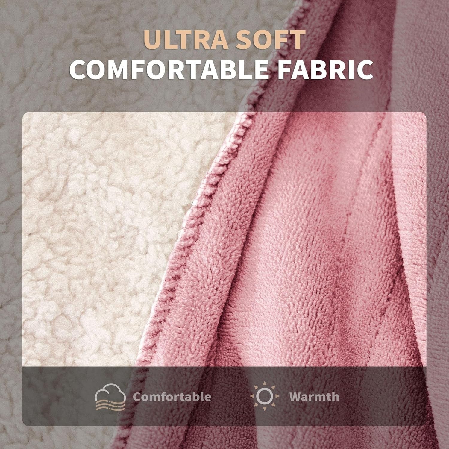 Electric Heated Throw Blanket 130x160cm 6 Heat Timer Washable Sofa Bed