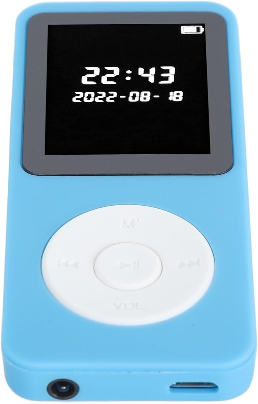 Bluetooth 5.0 8GB 1.77″ LCD MP3 Player for Kids w/ FM Radio & Recorder