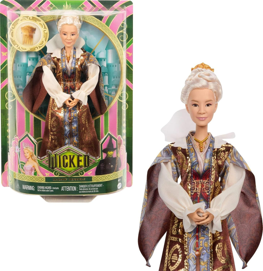 Deluxe Fashion Doll Headmistress Gown Gold Detail Accessories Collectible