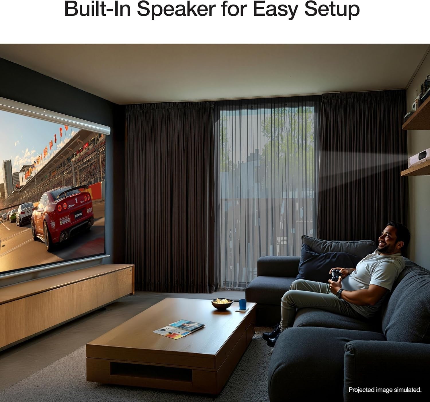 1080P Full HD Projector 4000 Lumens 3LCD Home Cinema Gaming