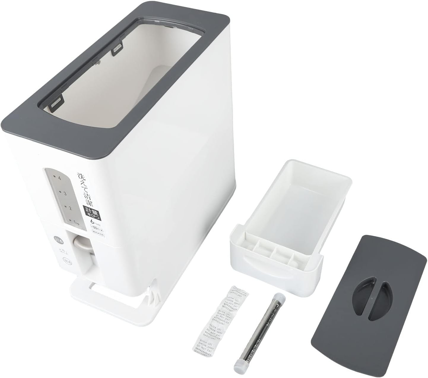 6KG Automatic Rice Dispenser One Key Grain Storage Container