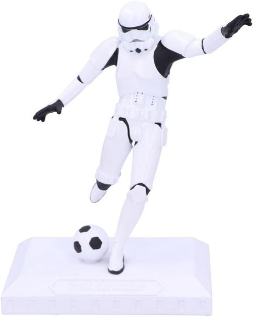 Footballer Stormtrooper Figurine ⚽ Resin Collectible Statue Gift Decor 17cm