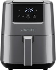 Mini Digital Air Fryer 2L Compact No Oil Dishwasher Safe Basket Timer