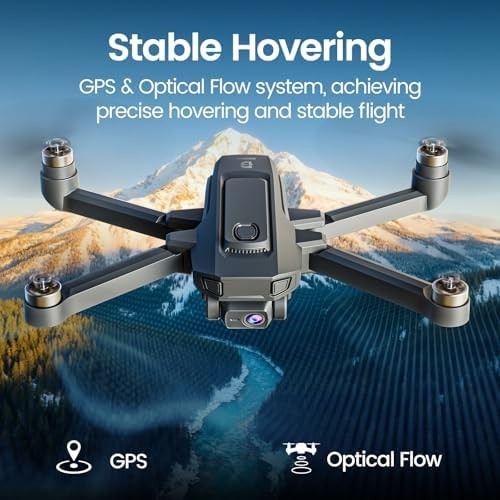Foldable 4K GPS Drone | 40-Min Flight, Brushless Motor, Follow Me, 5G FPV
