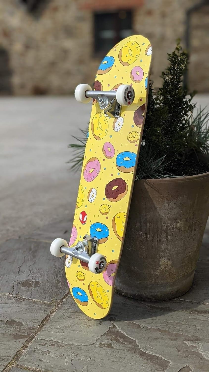 Full Size 7.75" Skateboard Complete ABEC 9 Wheels Teens & Kids