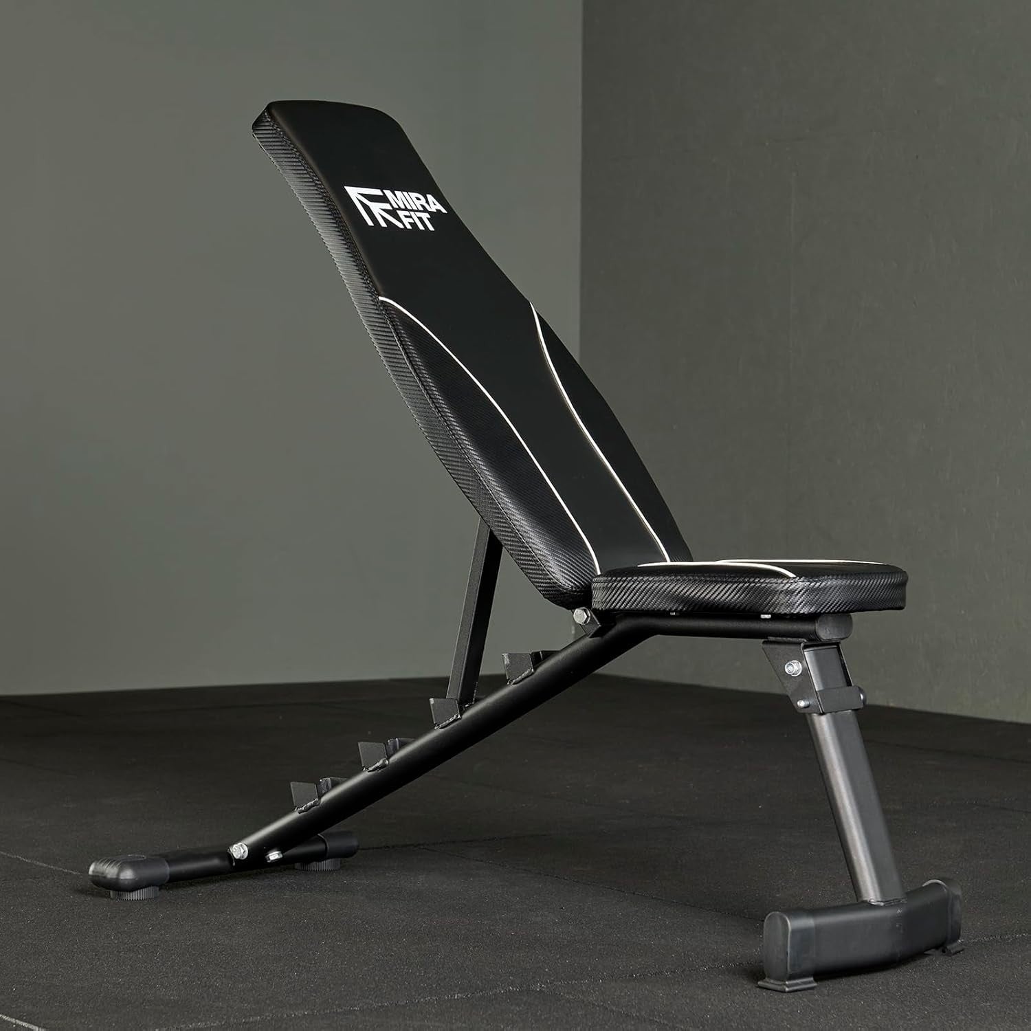 Compact Folding Weight Bench Flat Incline Space Saving Home Gym