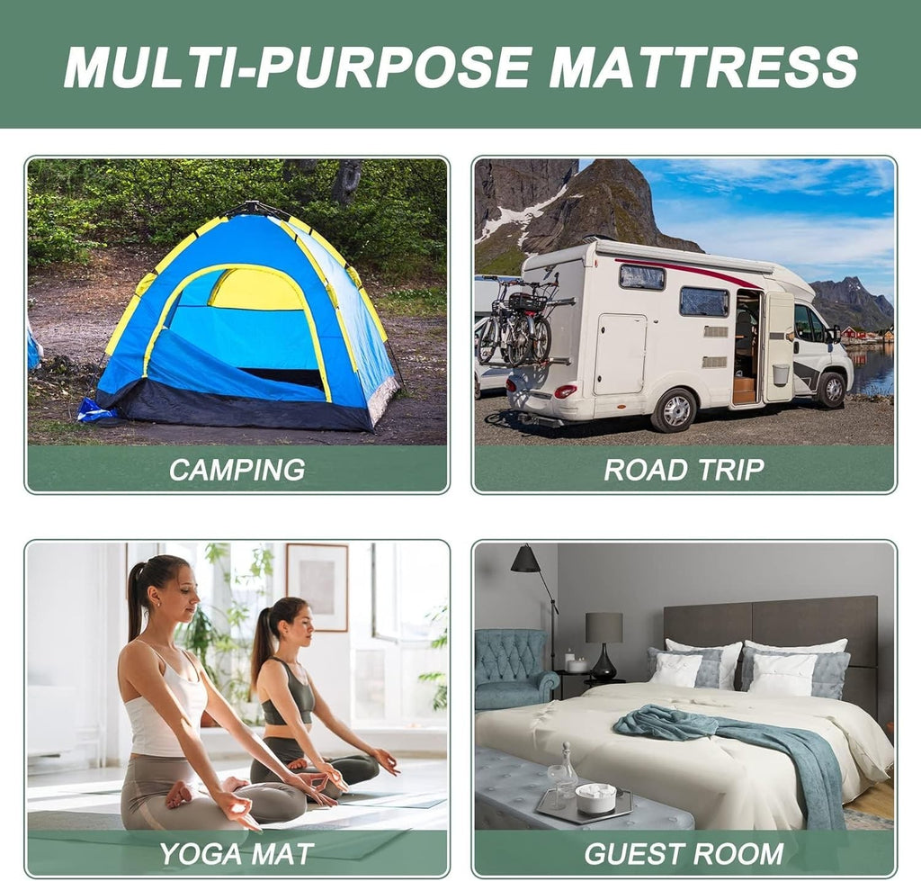 10cm Thick Foldable Tatami Floor Mattress | Breathable Guest Bed with Bag