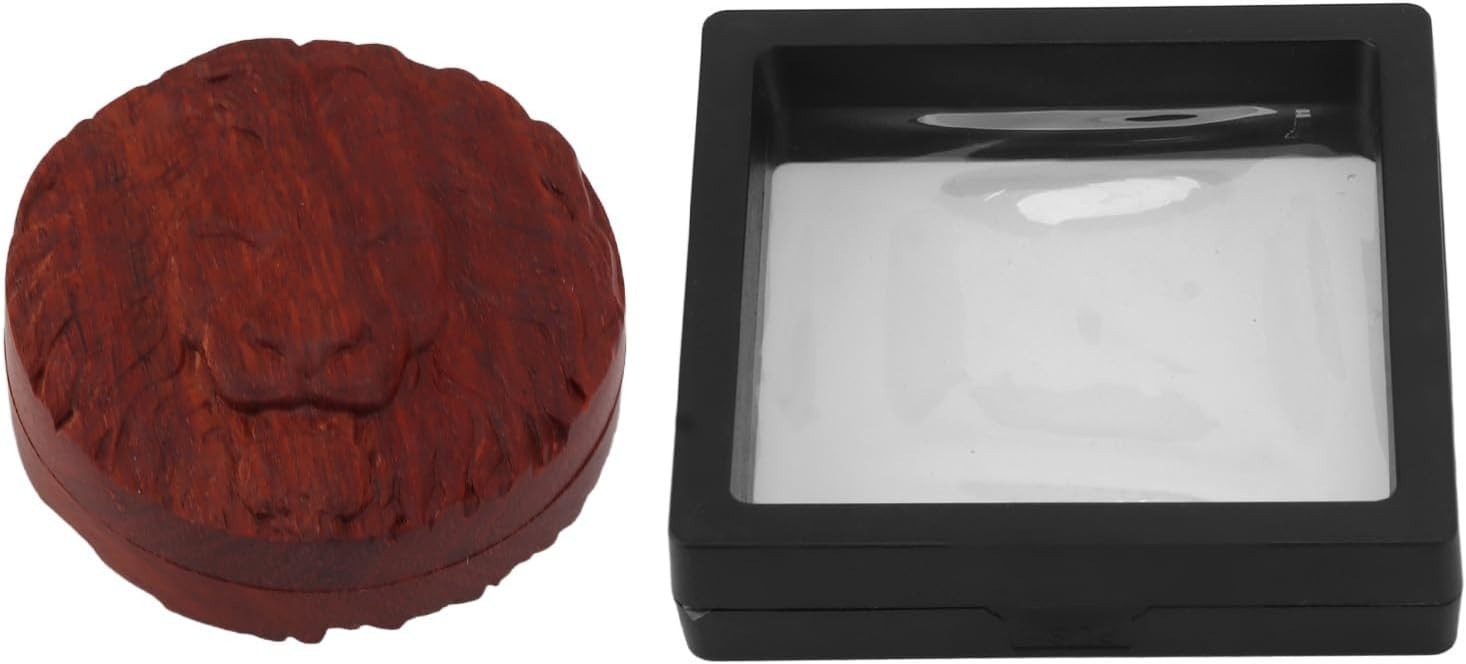 Wooden Magnetic Fidget Slider Lion Coin Stress Relief ADHD Desk Toy