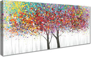 Large Tree of Life Canvas Wall Art 50x120cm Framed Abstract Decor