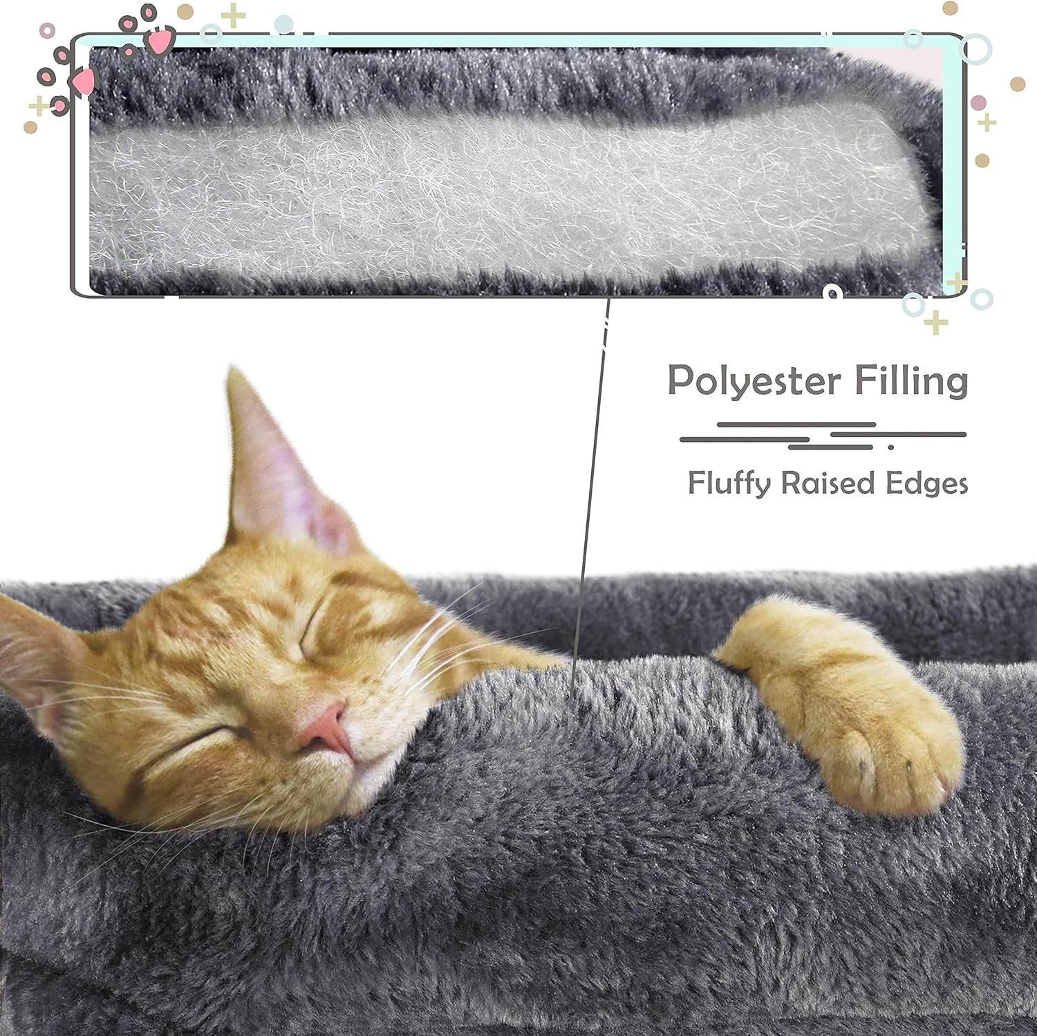 117cm Cat Tree Tower Condo Hammock Sisal Scratching Posts Indoor Cats