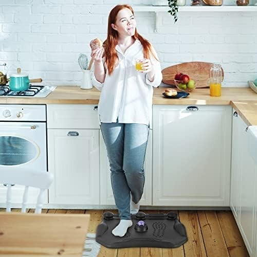 Ergonomic Anti Fatigue Standing Mat with Massage Ball, Non Slip Desk Floor Mat