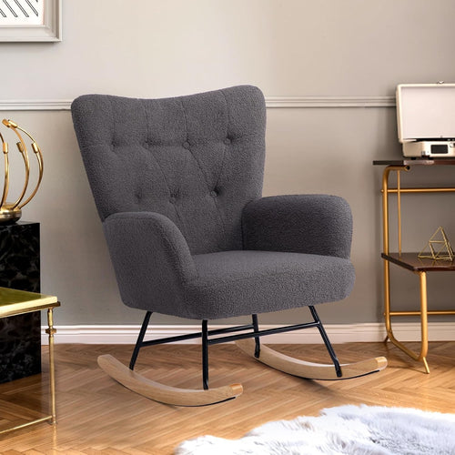 Ergonomic Rocking Chair for Living Room – Comfy Lounge & Relax Seat