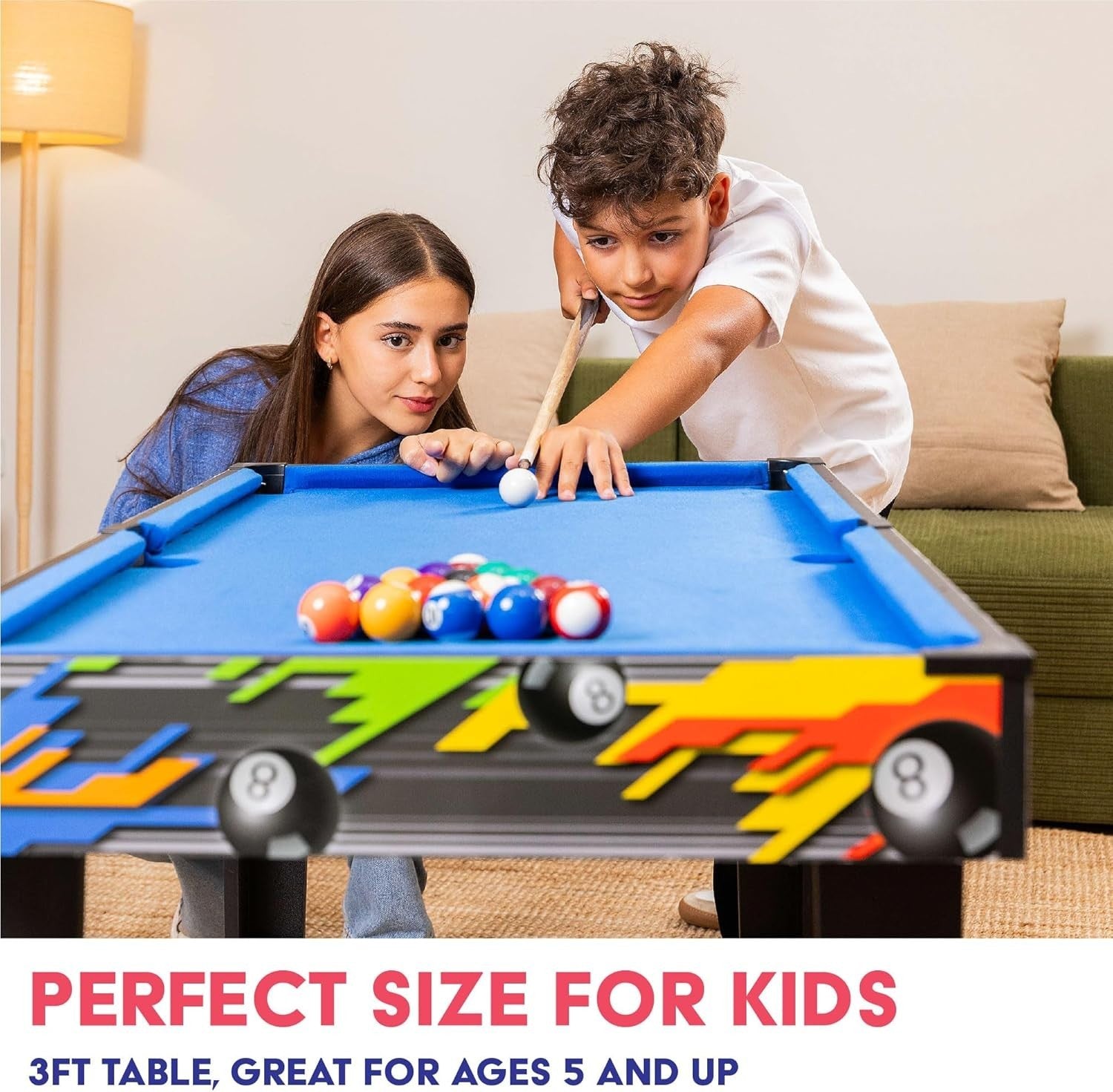 10 in 1 Multi Game Table Indoor Pool Foosball Hockey Tennis Set