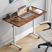 Height Adjustable Standing Desk on Wheels Laptop Table Office 80x40cm