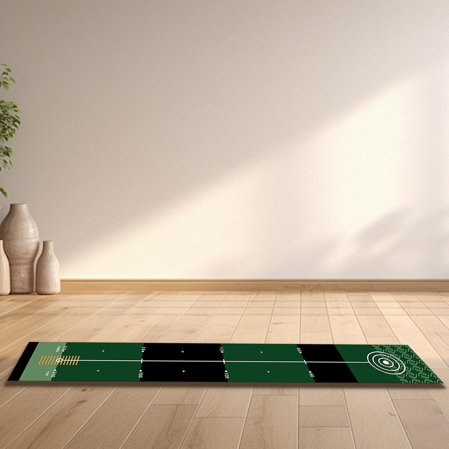 Golf Putting Mat 29” Indoor Practice Training Green Alignment & Return Ball