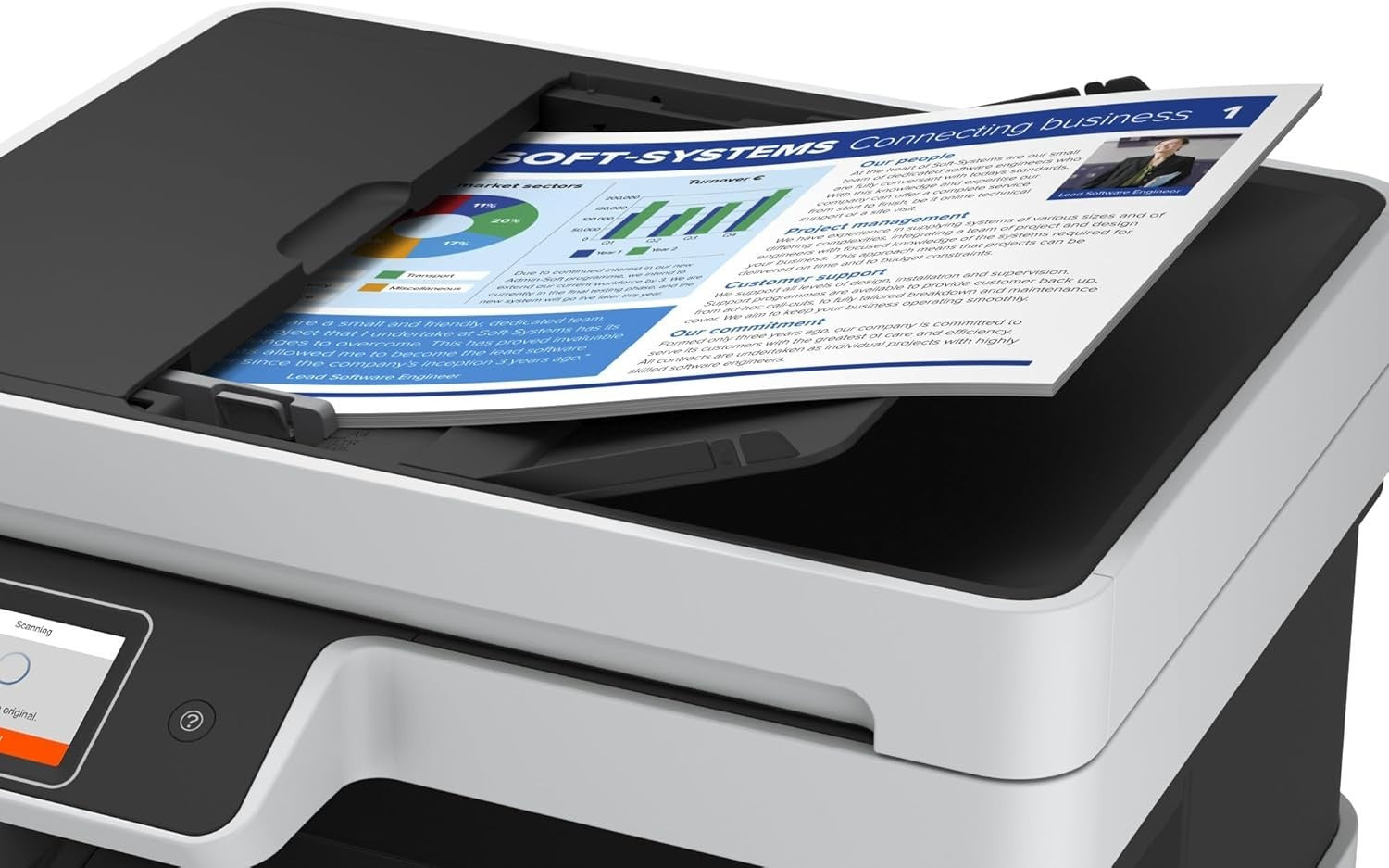 EcoTank 4-in-1 A4 Printer | Duplex, Scanner, Copier, Fax, Wi-Fi, Low Cost
