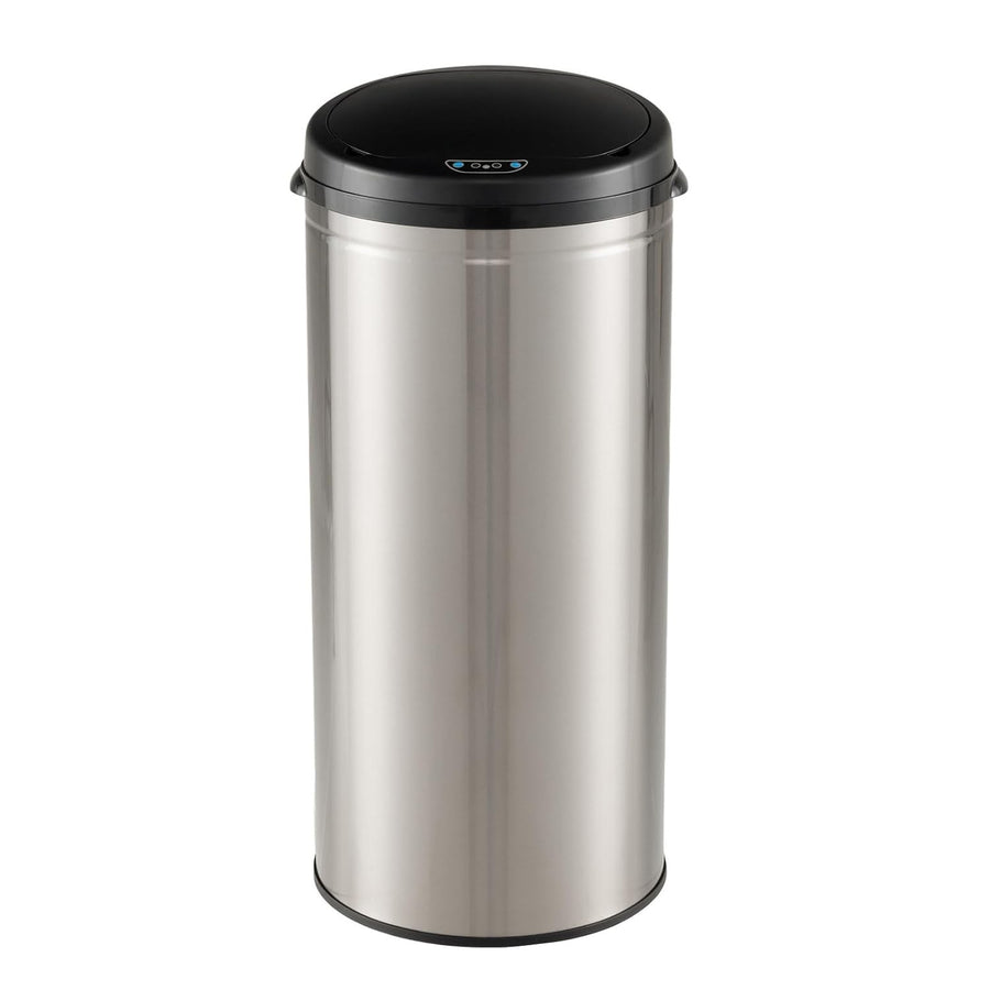 30L Automatic Kitchen Bin Touchless Sensor Soft Close Steel