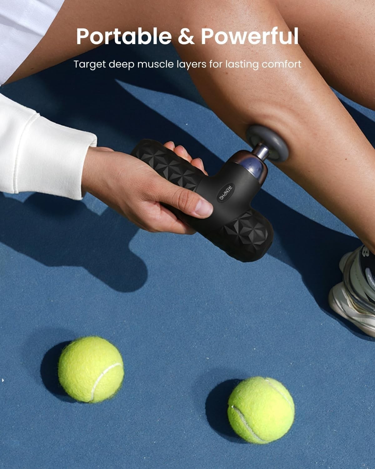 Mini Massage Gun with Heat Deep Tissue Quiet Portable Muscle Pain Relief