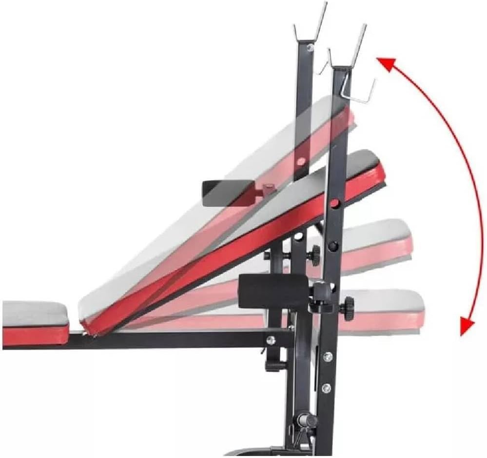 Foldable Multi-Press Home Gym Bench With Sit-Up & Leg Extension