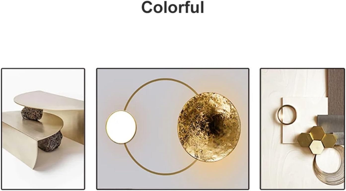 Abstract Canvas Wall Art Set of 3 Modern Living Room Decor