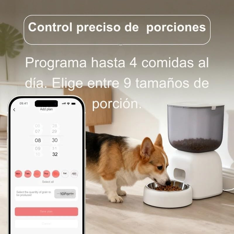 WiFi Smart Pet Feeder 3L Automatic Cat Dog Food Dispenser App Control