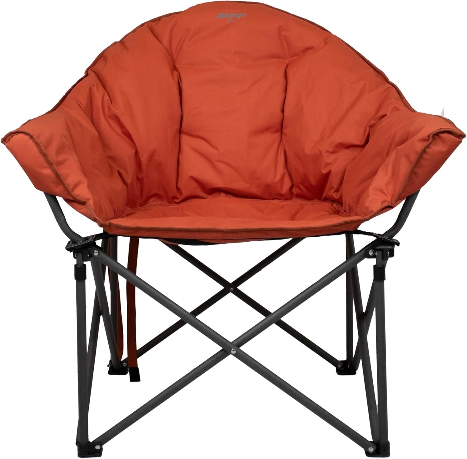 Heavy Duty Oversized Folding Camping Chair Extra Wide Seat 180kg Red