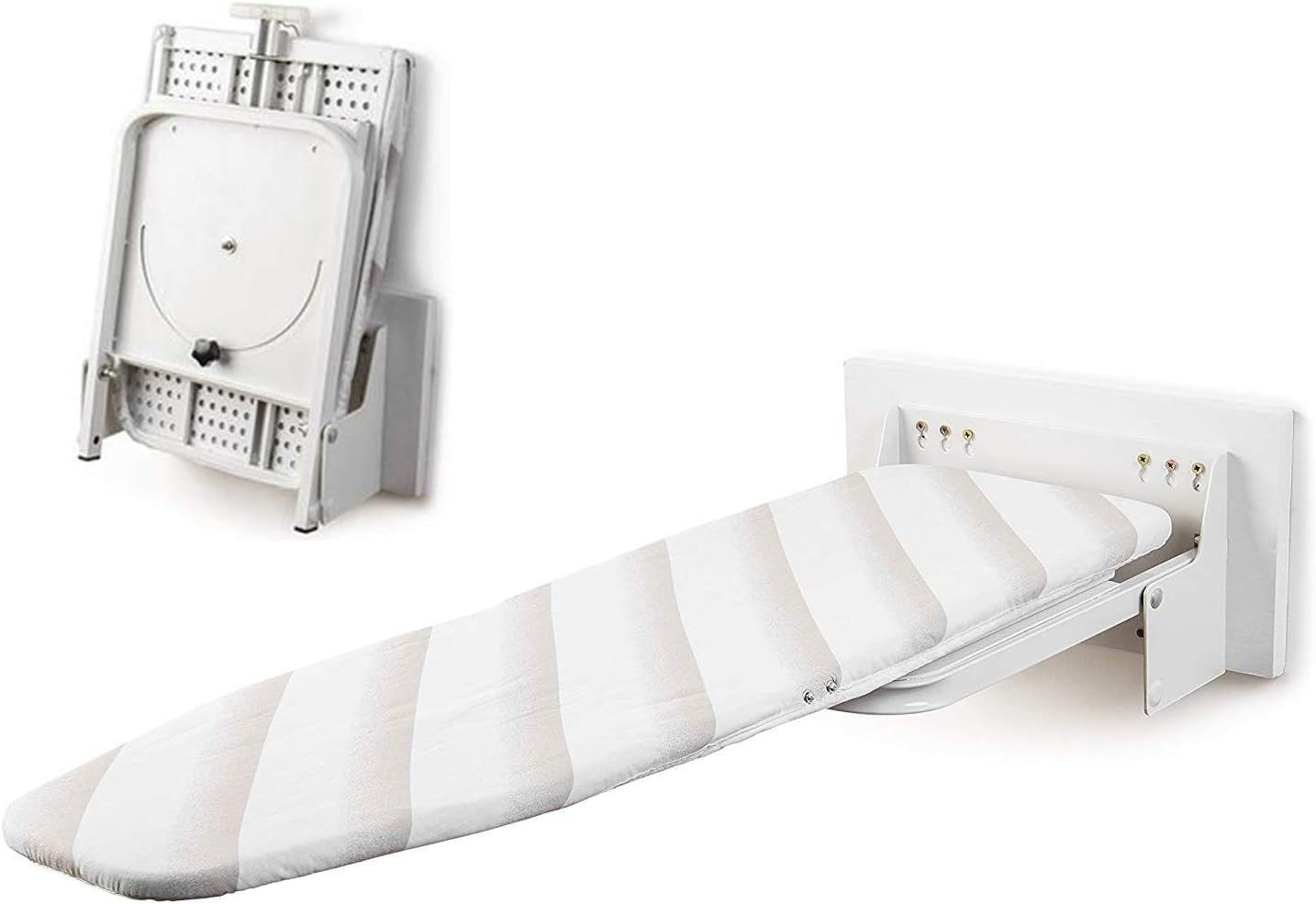 Wall Mounted Folding Ironing Board 95x33cm Heat Resistant Swivel