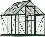 Premium 6x8ft Aluminium Greenhouse with Polycarbonate Panels & Lockable Door