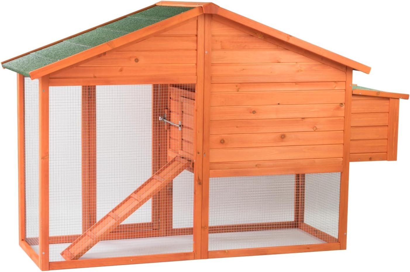 Extra Large Wooden Chicken Coop with Run 4 Birds