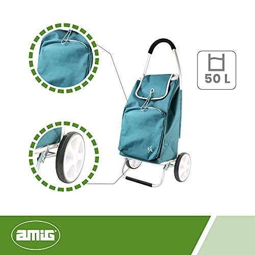 Eco-Friendly Thermal Shopping Trolley 50L 2 Wheel Lightweight Aluminium